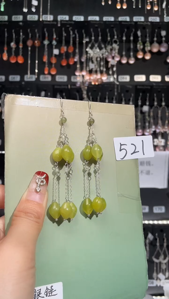 【闪购商品】紫晶耳饰银S925镶嵌喜欢拍