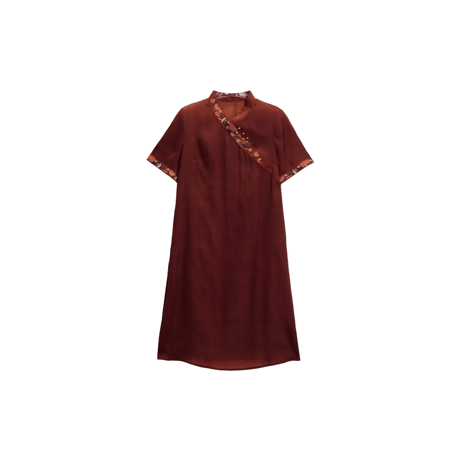 2025夏季新款桑蚕丝连衣裙连衣裙 742811