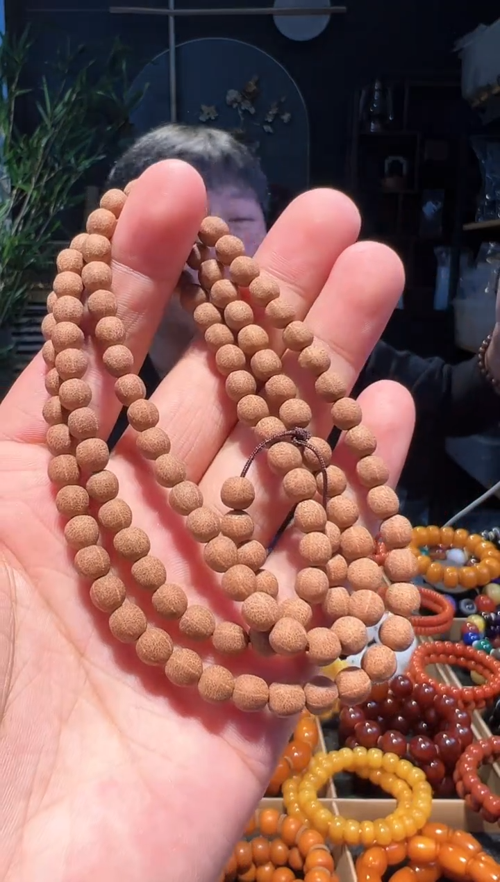 【闪购商品】五线菩提手串6+金108多圈