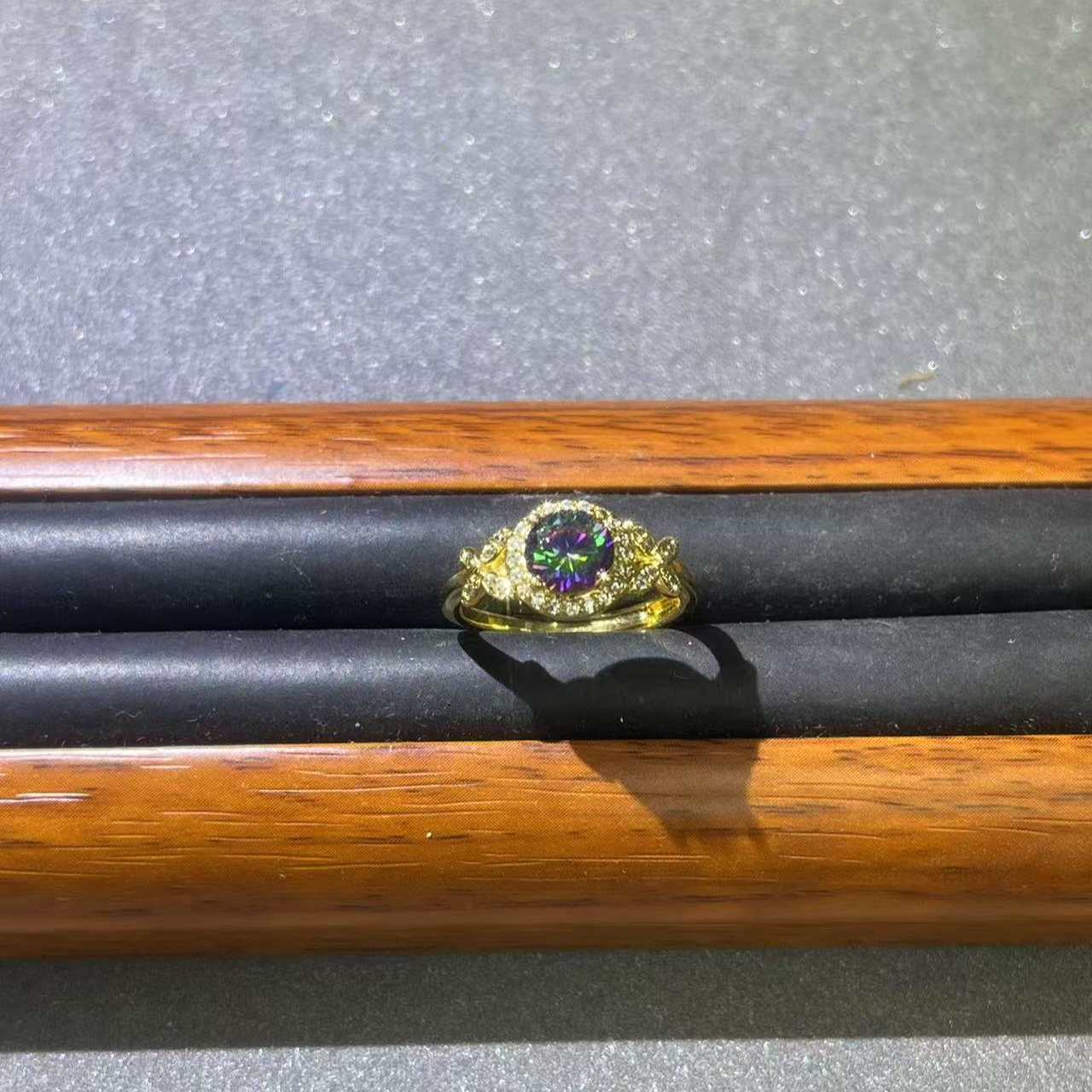 s7140黄色开口戒指多样性发货