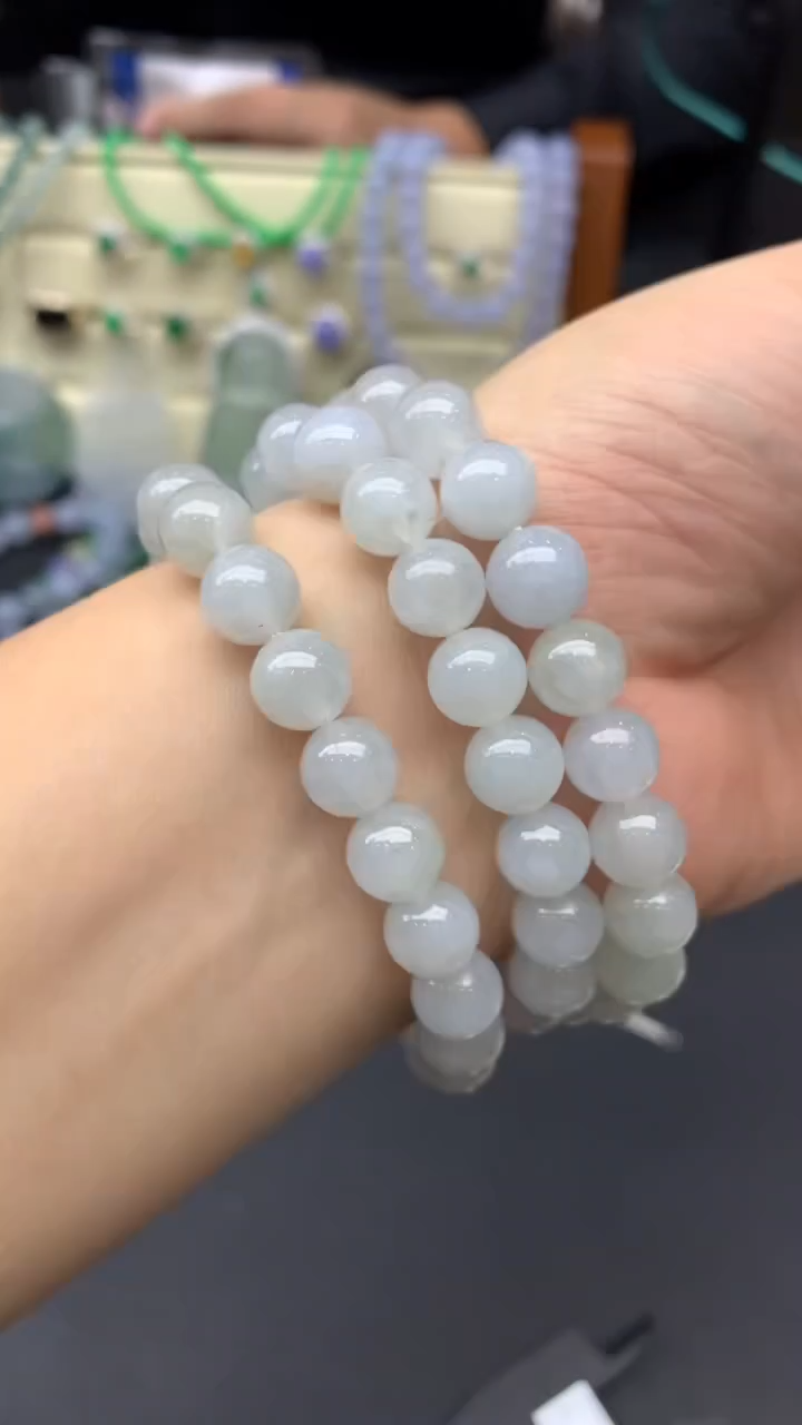 【闪购商品】翡翠手串未镶嵌18-天然翡翠