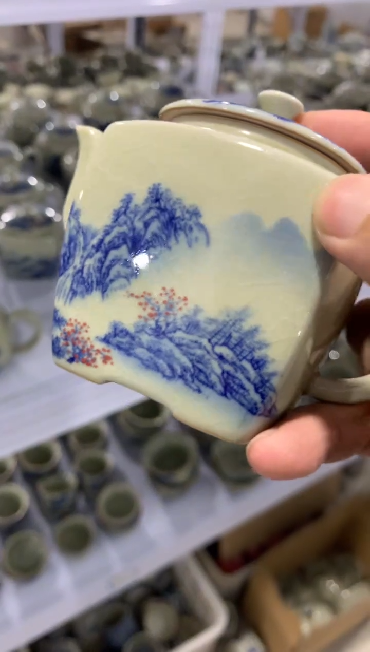 茶壶、盖碗、主人杯、客杯（轻轻微瑕介意勿拍）