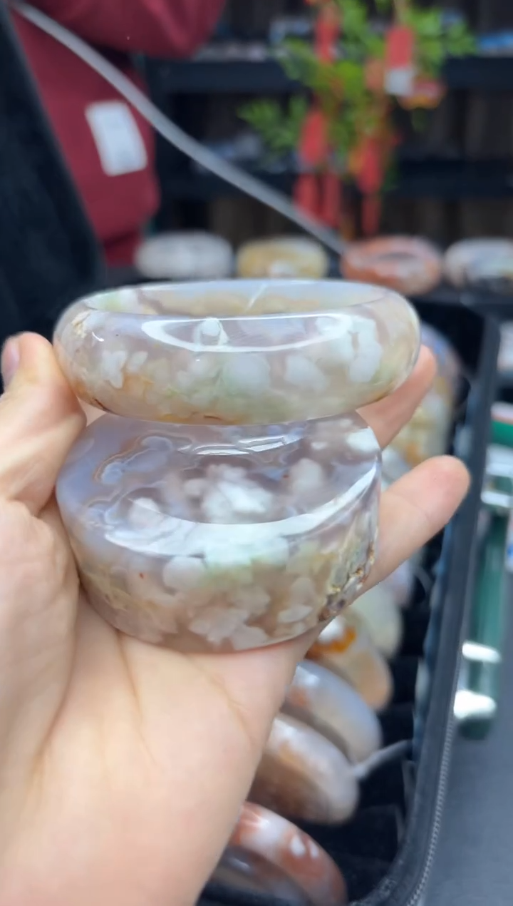 【闪购商品】石英质玉手镯未镶嵌209（60圈赠送镯心）