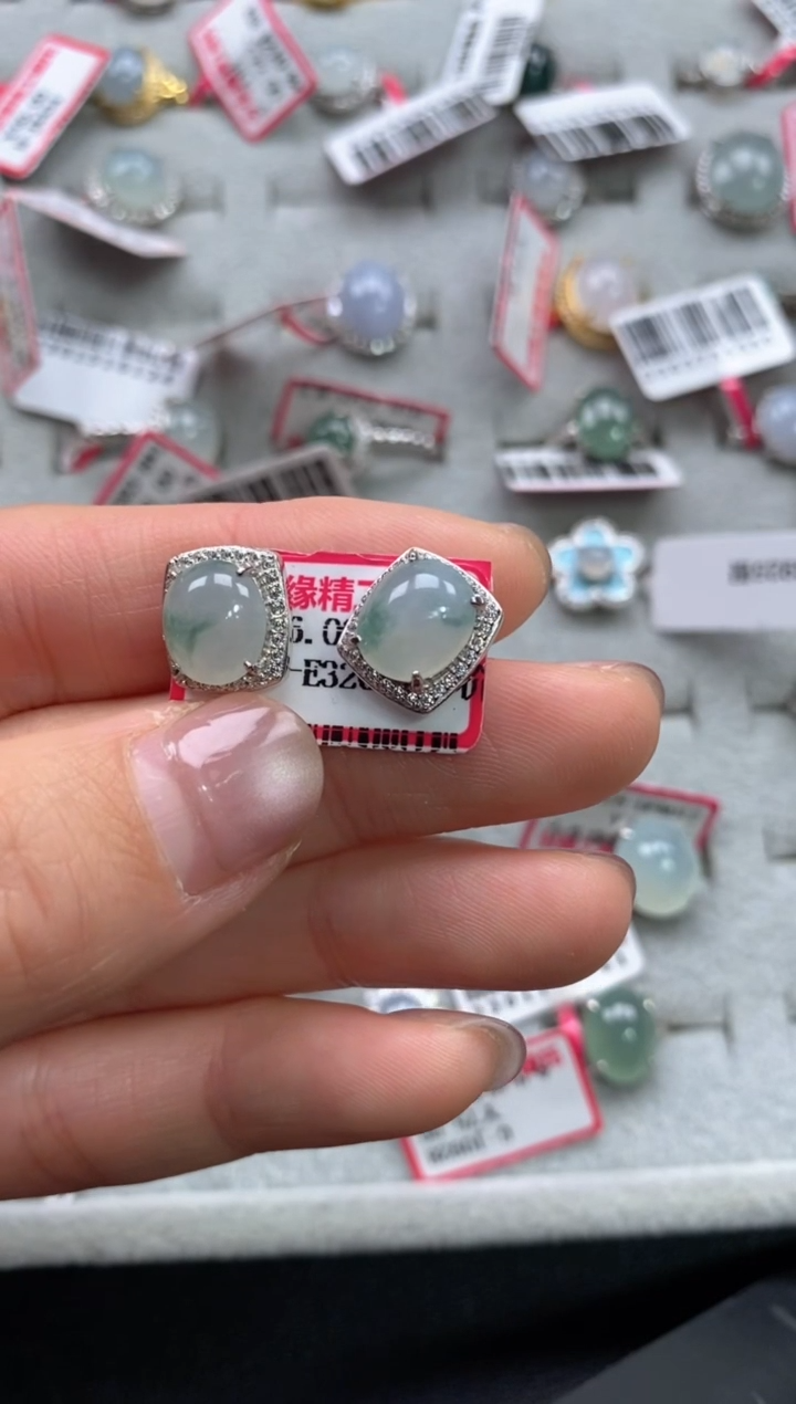 【闪购商品】翡翠戒指银S925镶嵌11111--4