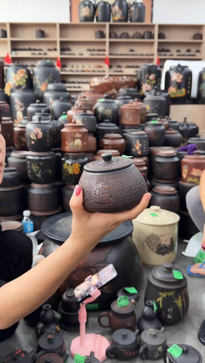 罐完品茶叶罐 50克石瓢铜钱 720