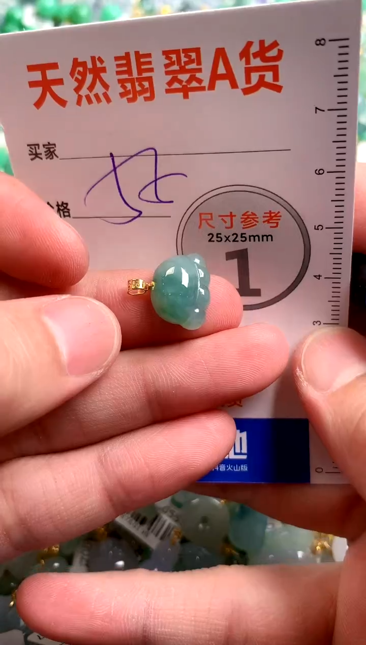 【闪购商品】翡翠颈饰18K金镶嵌14007736