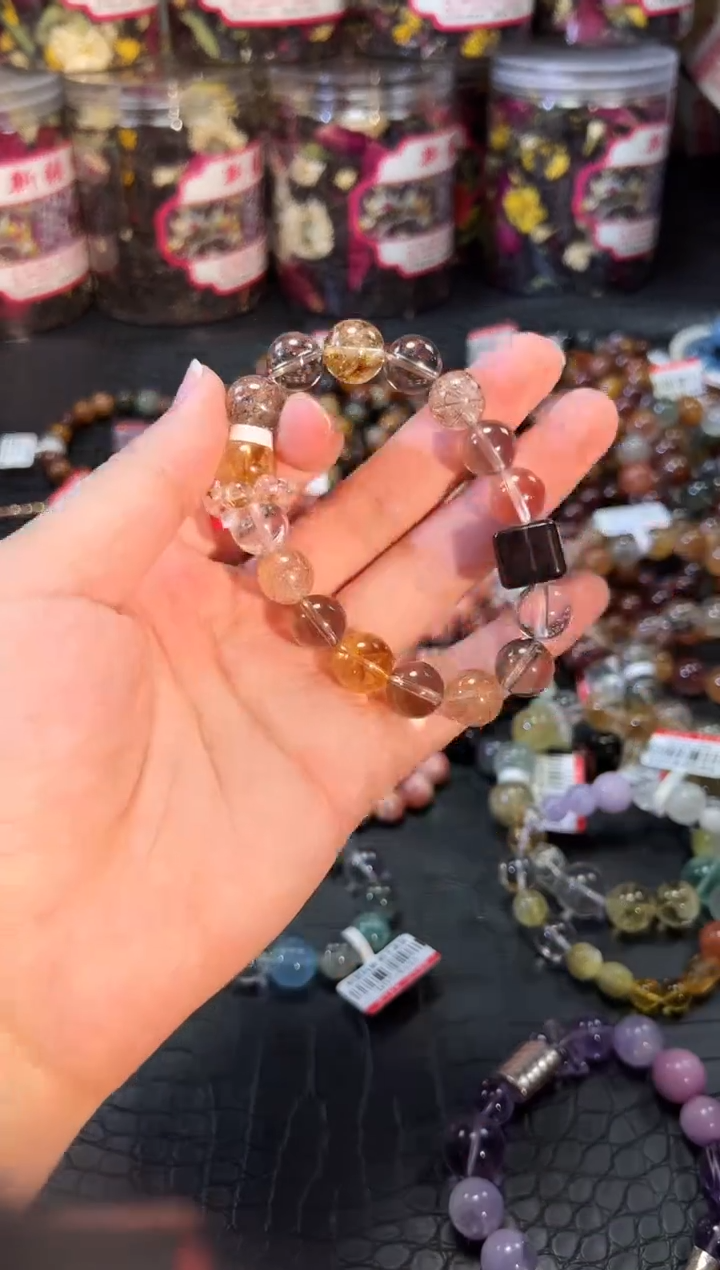 水晶手串未镶嵌P114多样性发货一件