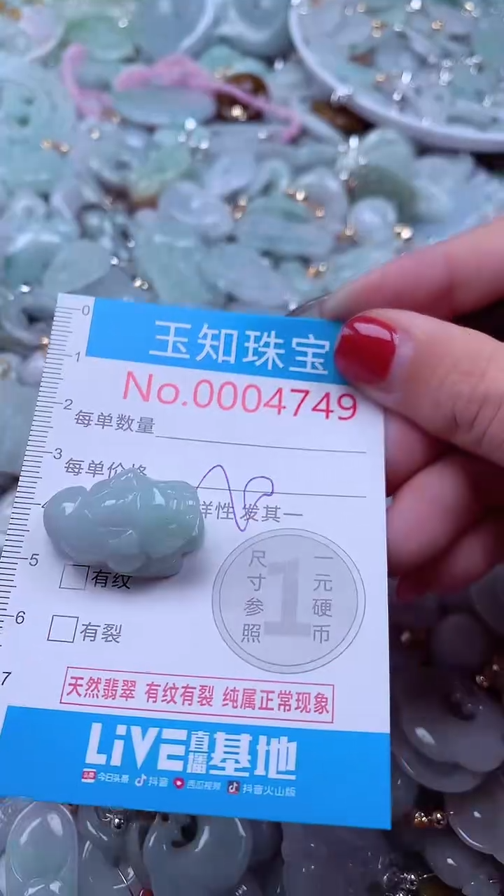吊坠(不含链)未镶嵌翡翠4749