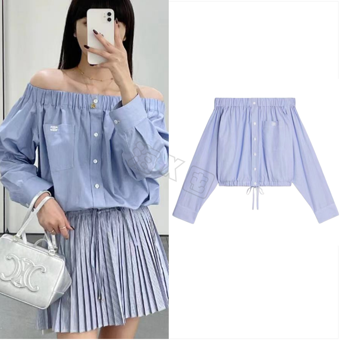 99新 Celine/思琳 海囤 思琳36码 衬衫 /ys38251