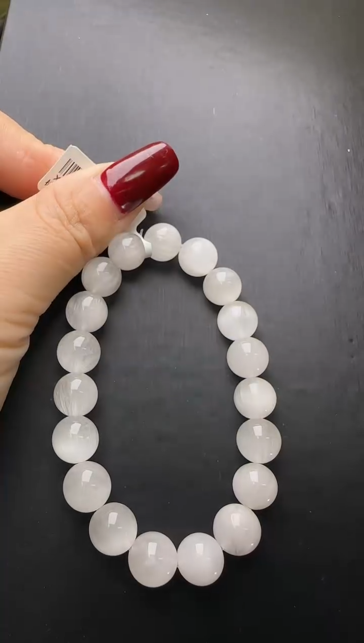 【闪购商品】水晶手串未镶嵌白兔毛手串10m+X26757