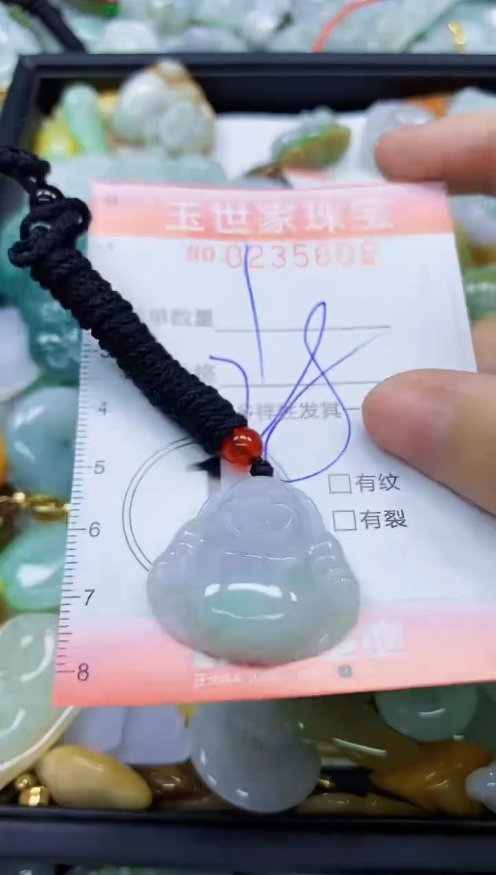 翡翠未镶嵌颈饰闪购0235606