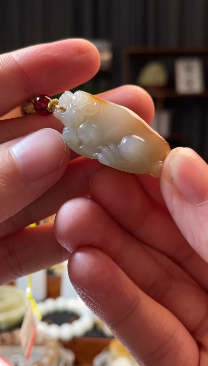 和田玉未镶嵌吊坠(不含链)挂件