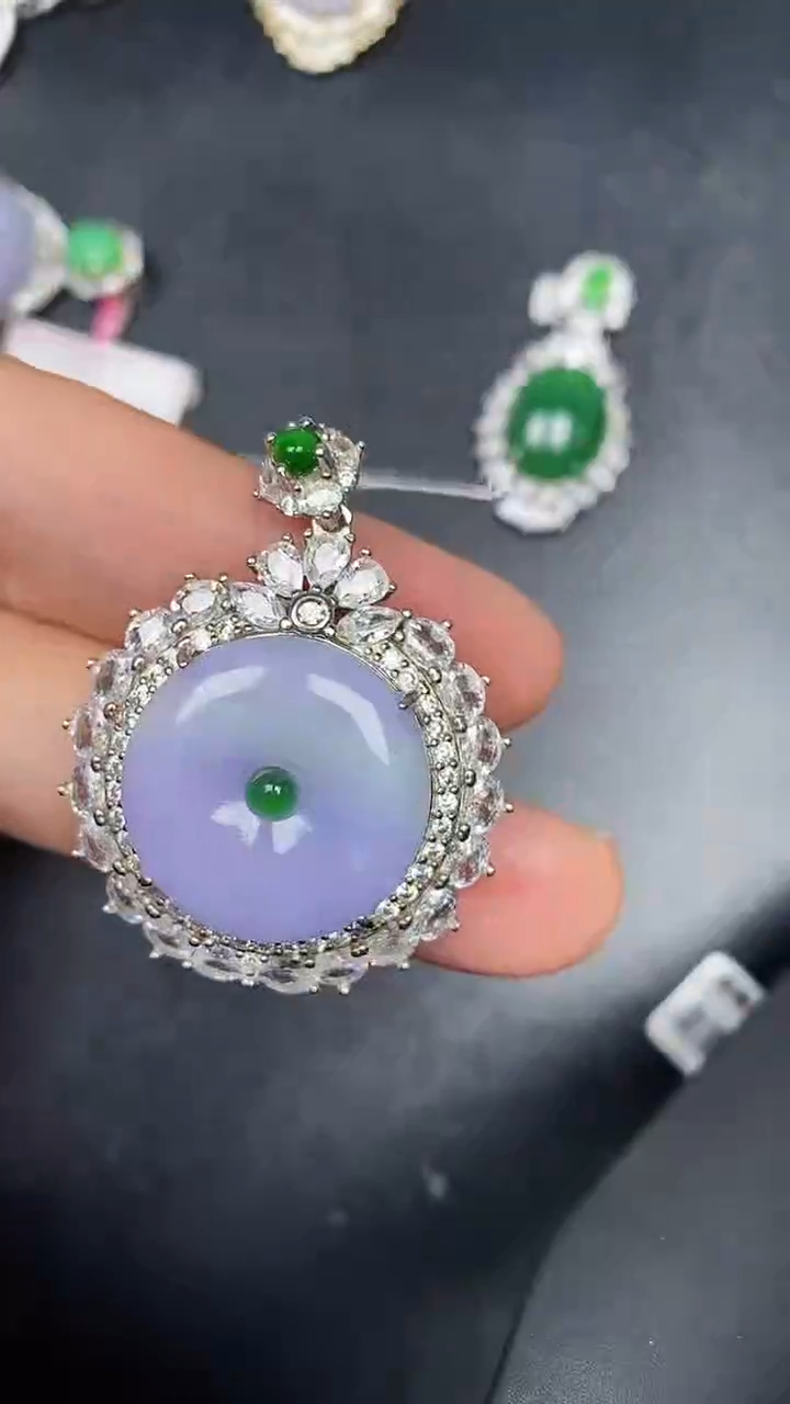 银S925镶嵌戒指翡翠3920