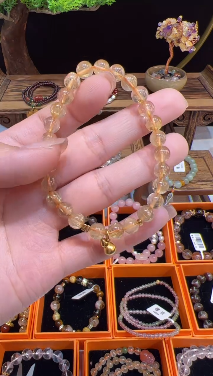 【闪购商品】水晶手绳银S925镶嵌@@手饰