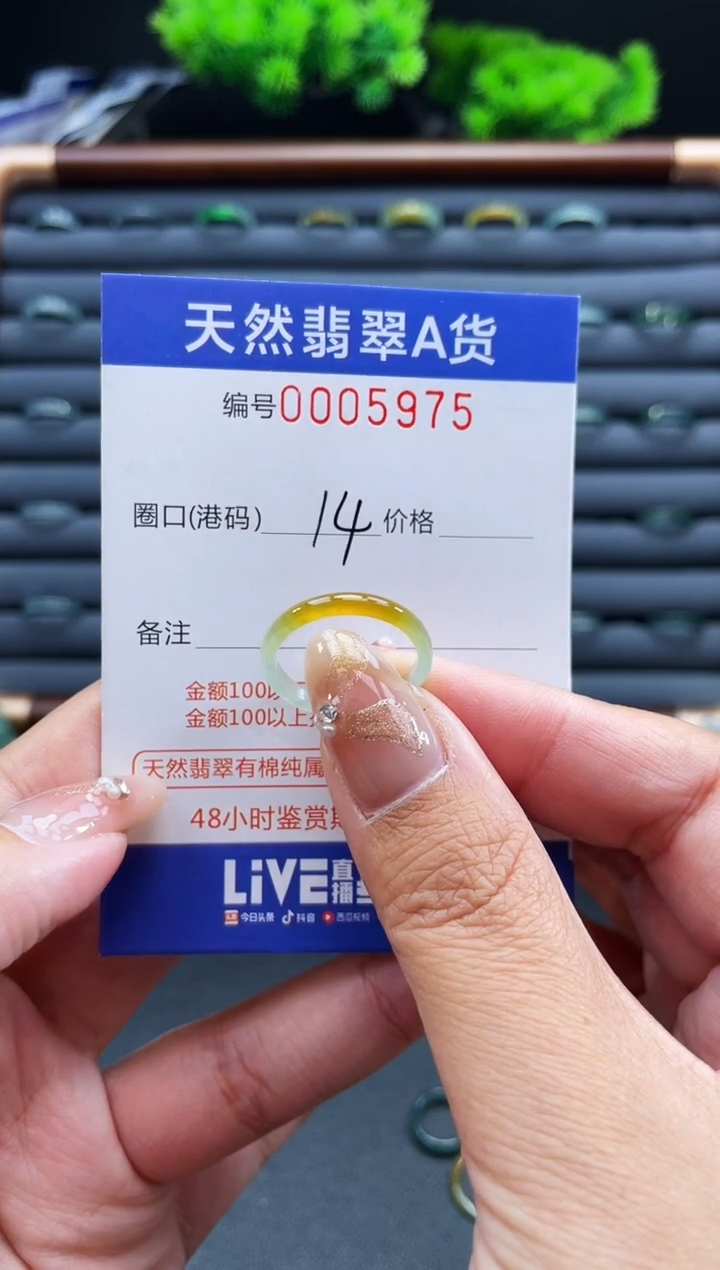 未镶嵌戒指翡翠雪*戒圈