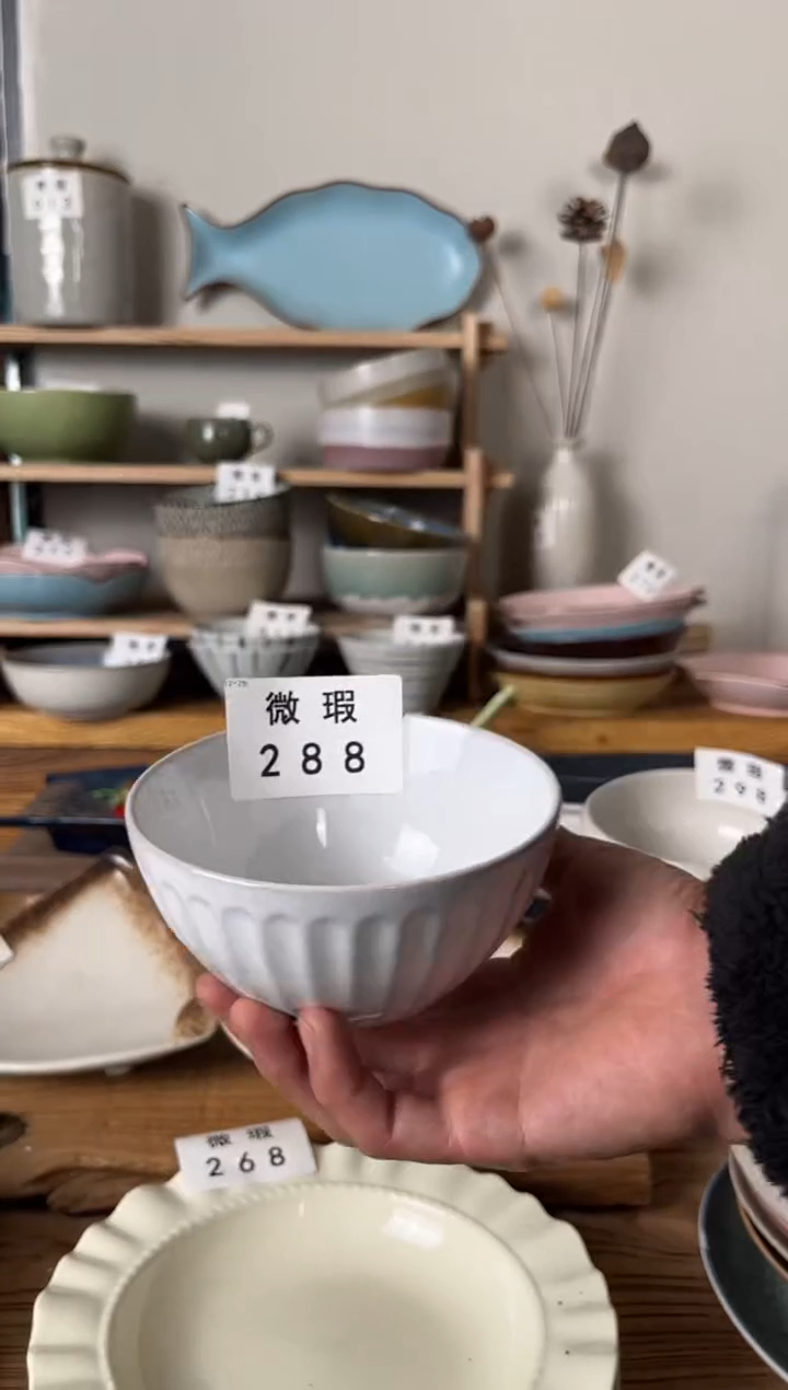 【闪购商品】碗288微瑕陶瓷餐具2个装