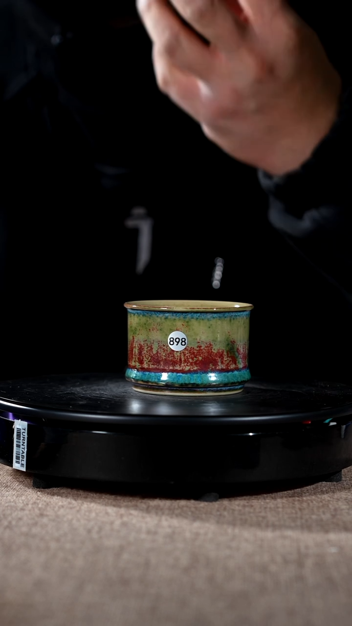 其他瓷898#李盼龙一级品原矿钧瓷竹节杯