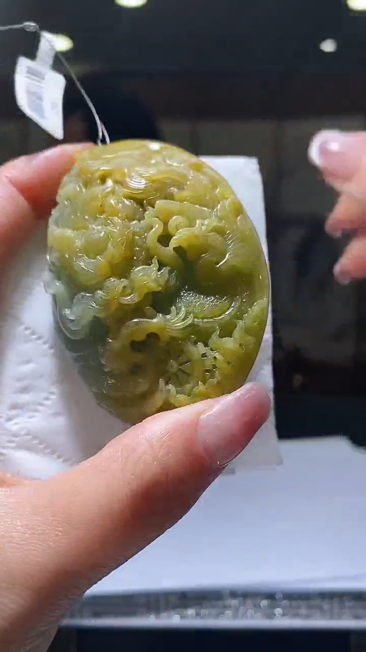 【闪购商品】定制翡翠未镶嵌38/0209/W/龙凤