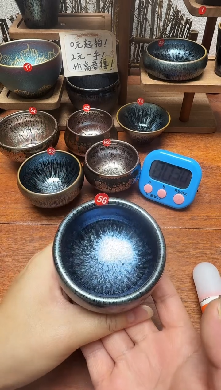 茶盏y****。56号建盏工匠茶器