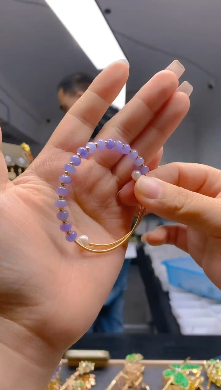 【闪购商品】翡翠耳饰合金213翡翠手镯