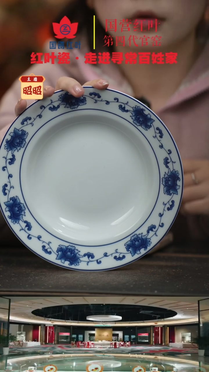 陶瓷4个微瑕满汉全席8英寸汤盘