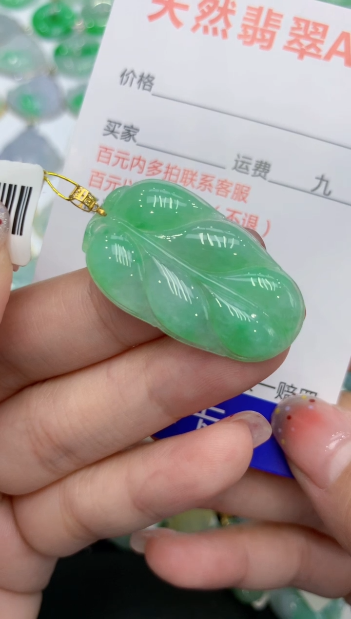 【闪购商品】翡翠颈饰18K金镶嵌111111111111