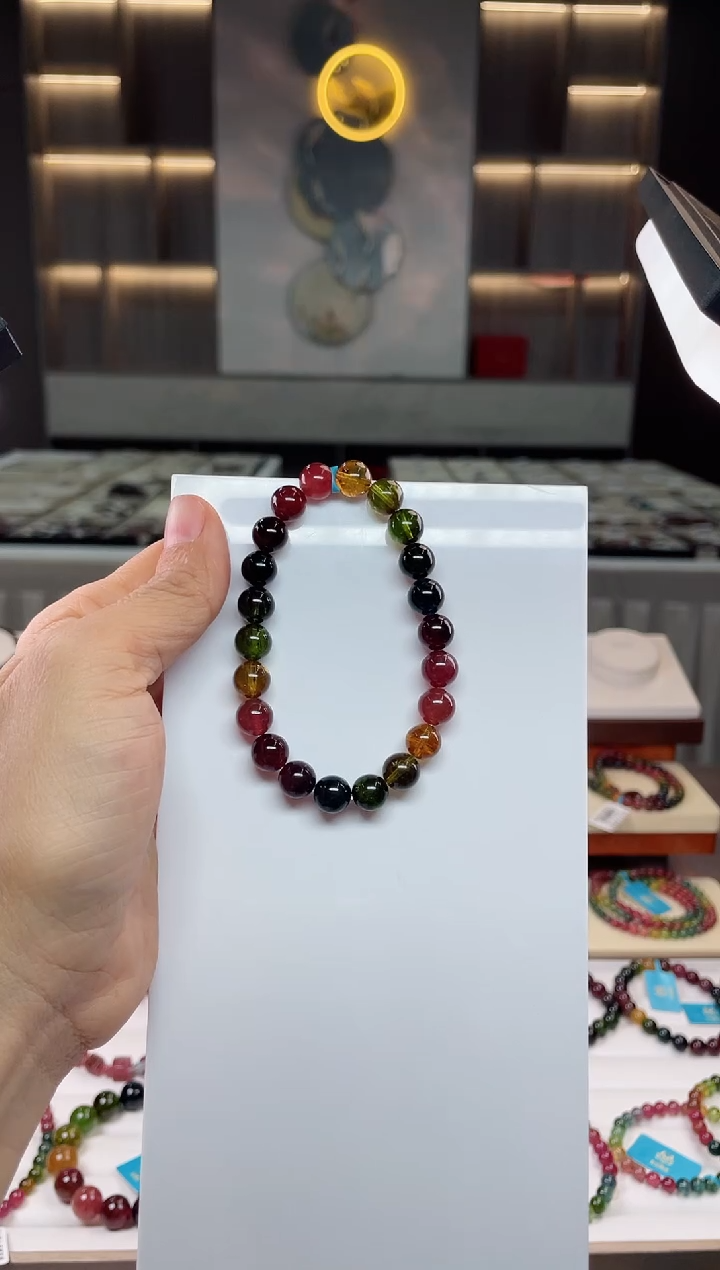 【闪购商品】碧玺单圈手串未镶嵌（多样性发一条）Q