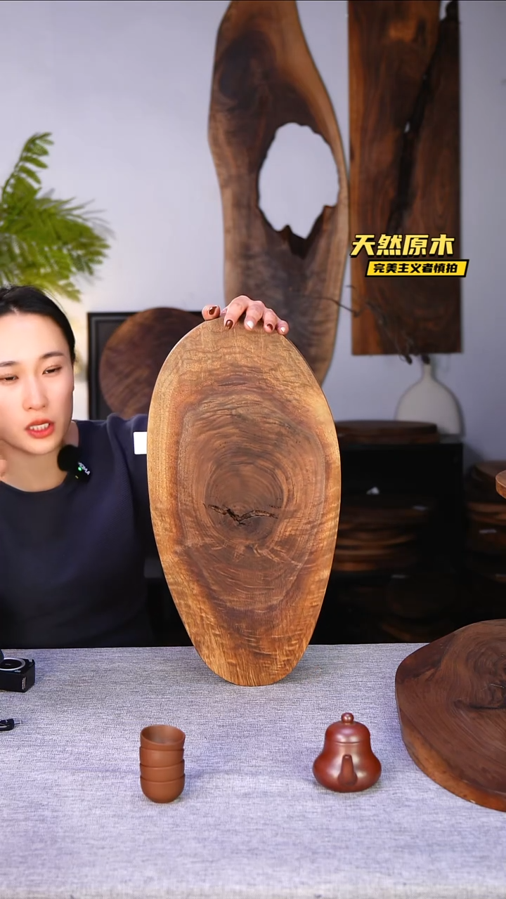 木北美黑胡桃原木.干裂疤结不属于商品质量问题完美主义者慎拍