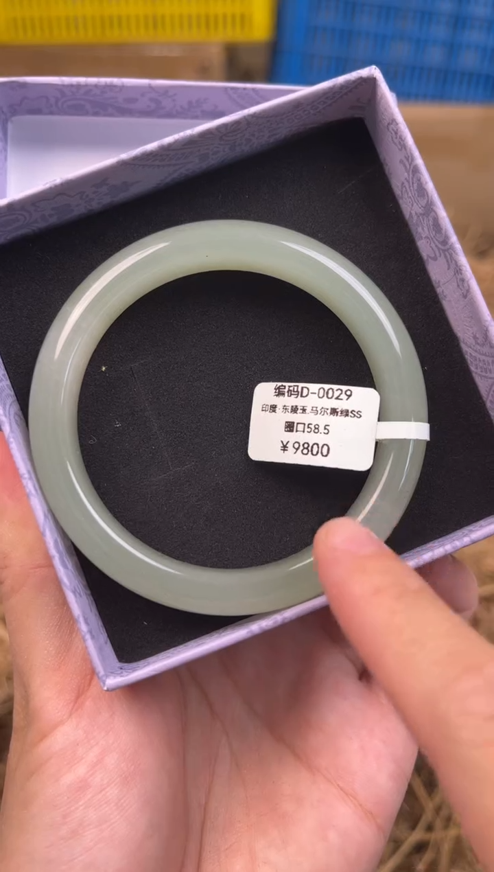 未镶嵌手镯石英质玉编码D0029