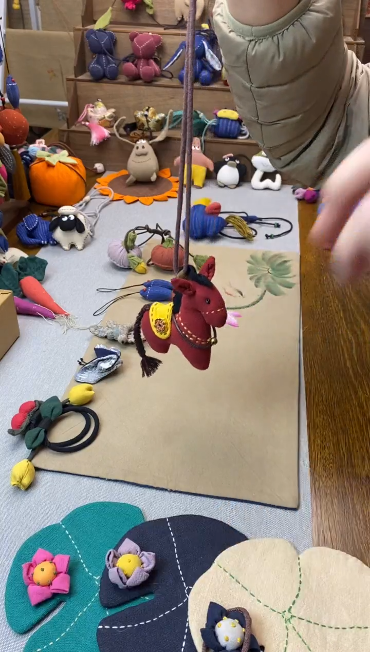 布艺小马（红马）饰品