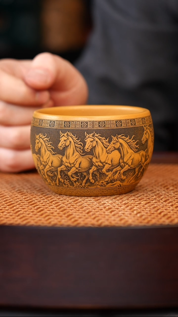 茶杯紫砂宜兴全手工紫砂杯