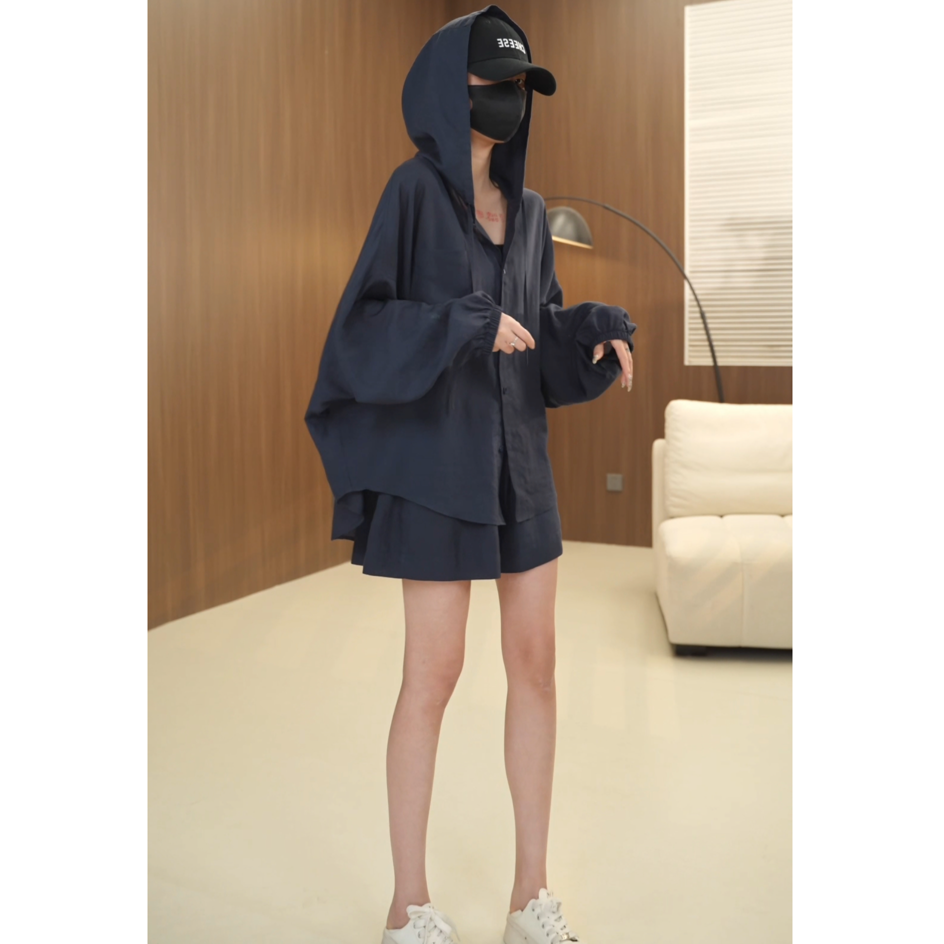 硕哥【短裤】冰凉感莱赛尔天丝休闲短裤通勤出游百搭 23231