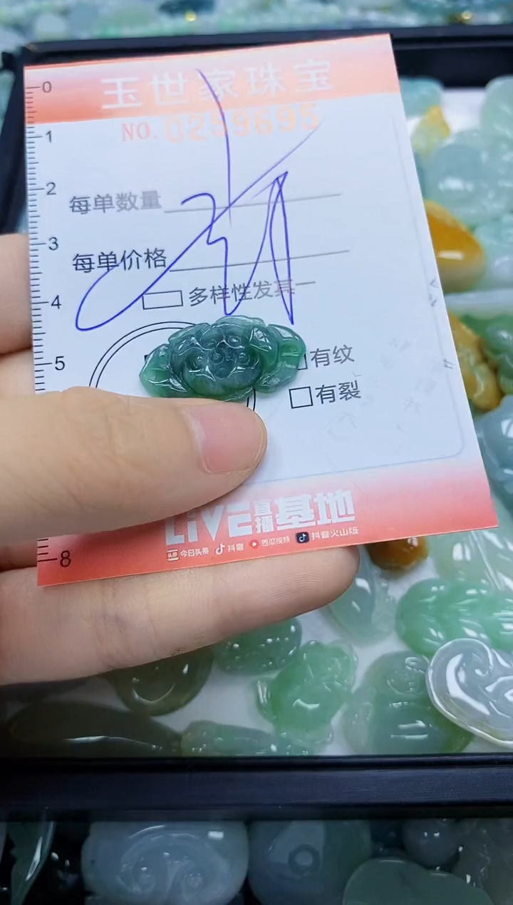 翡翠未镶嵌颈饰闪购0259695多样性发其一