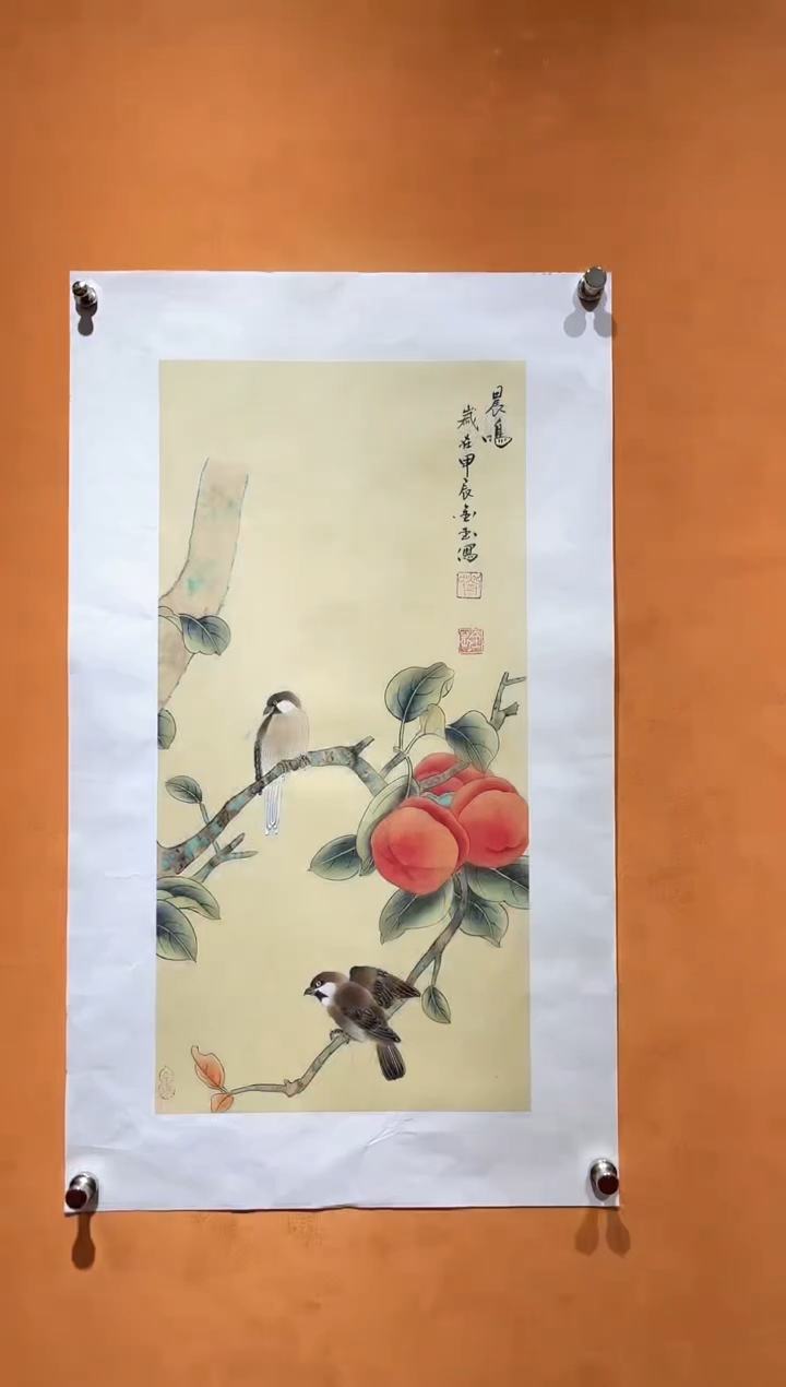 国画刘金玉教授亲笔手绘
