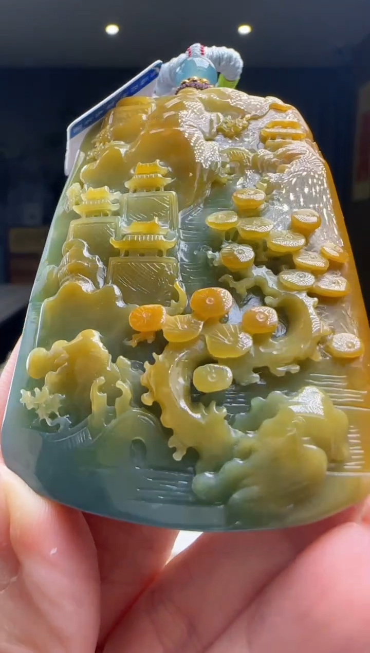 【闪购商品】翡翠颈饰未镶嵌YJ@@960Q3J15514