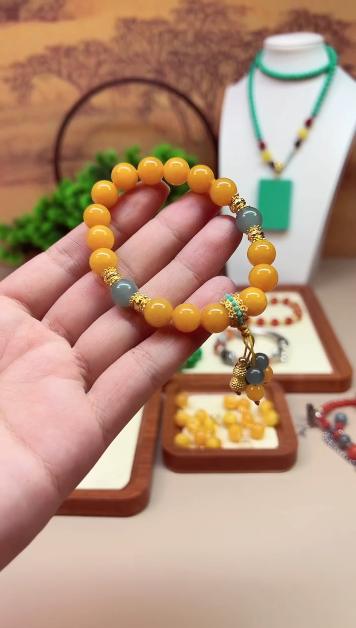 翡翠14K金镶嵌颈饰SSSSSSSS