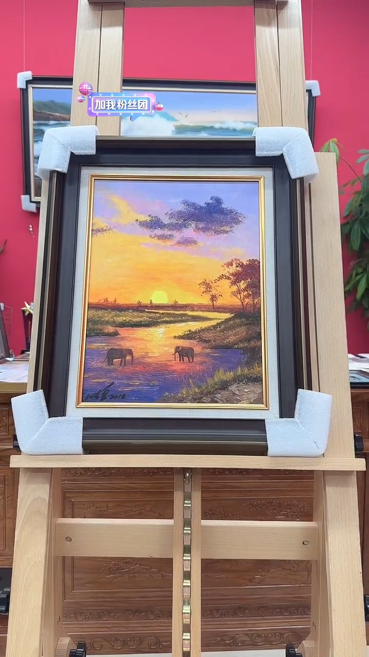 【闪购商品】国画张勇手绘油画