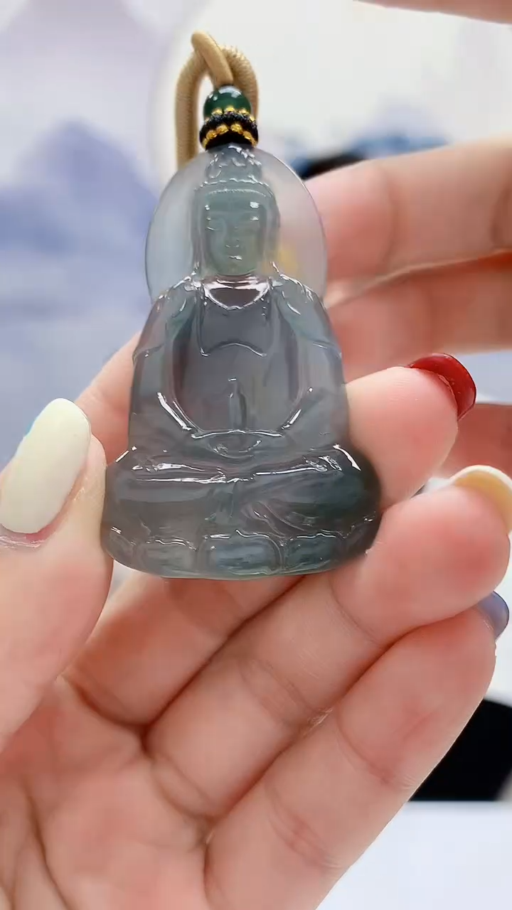 定制翡翠未镶嵌5060lr-毛货挂件72