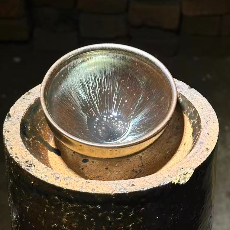 建窑建盏主人杯千丝万缕