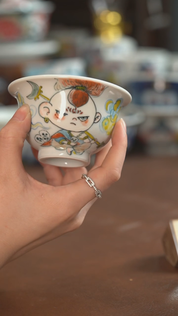 【闪购商品】沙僧压手杯老师高货景德镇昨明陶瓷