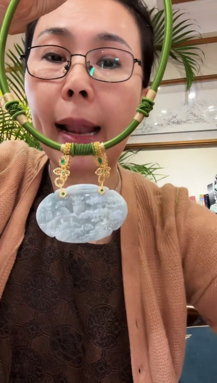 【闪购商品】翡翠颈饰未镶嵌国风