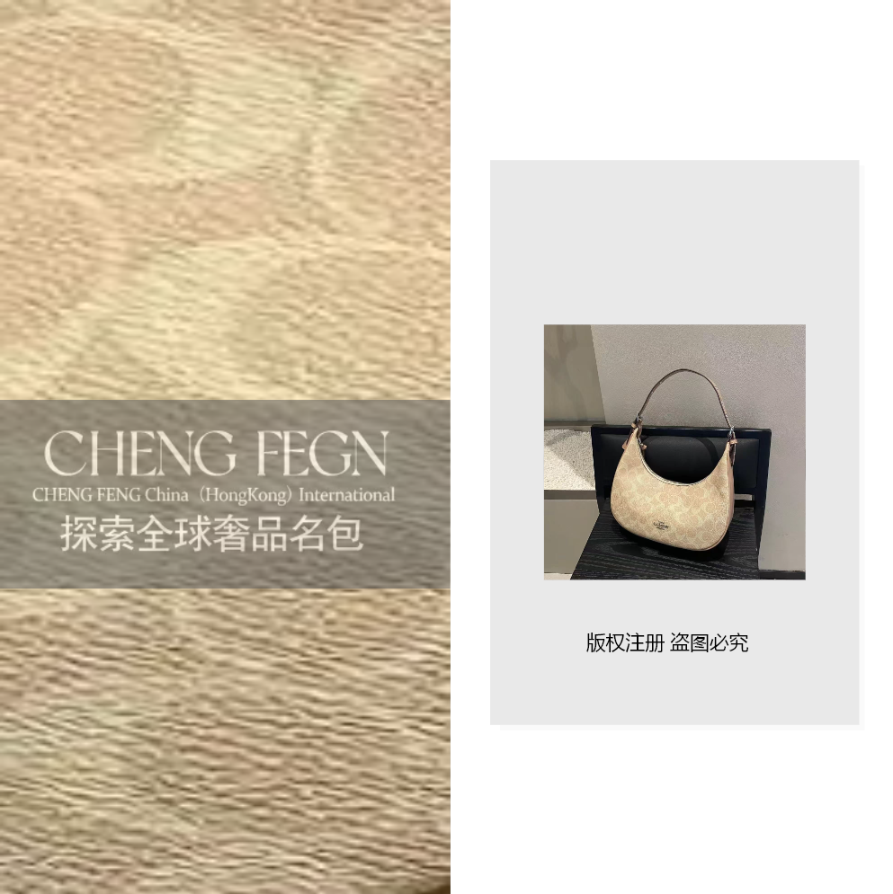 B171乘风· 探索全球奢品名包 【杏色月牙包】CH012