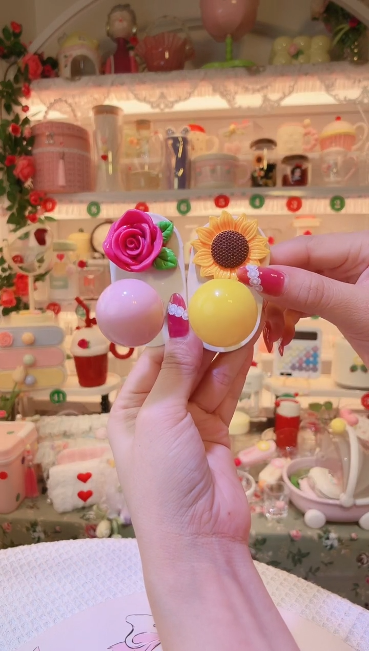 花朵挂钩2个——手工制作品质好！