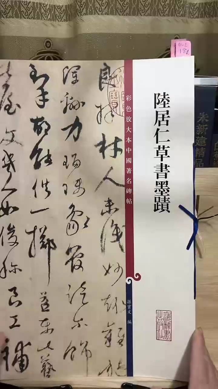 陆居仁草书墨迹 彩色放大孙宝文5-2