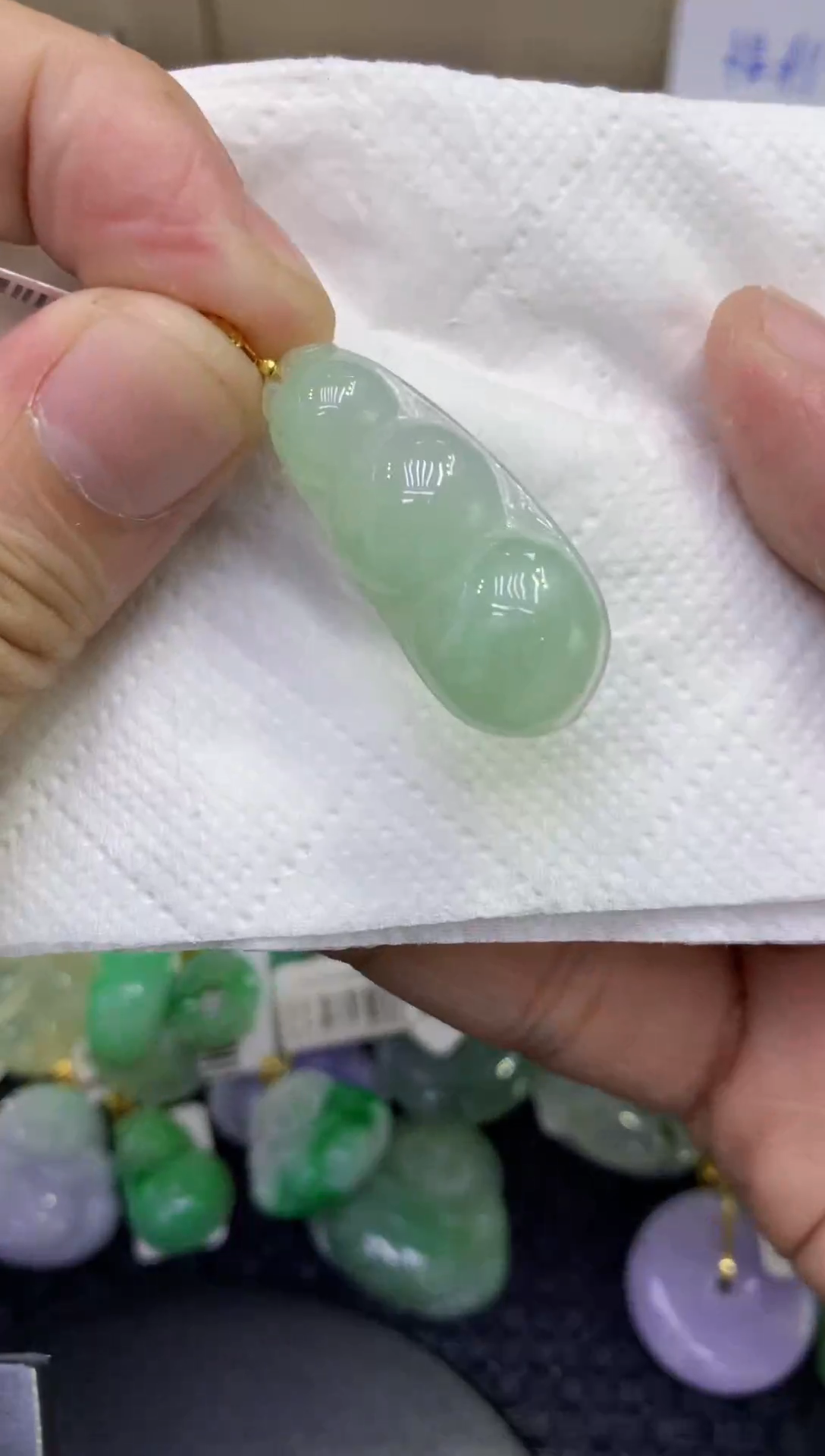 颈饰未镶嵌翡翠天然缅甸A货翡翠