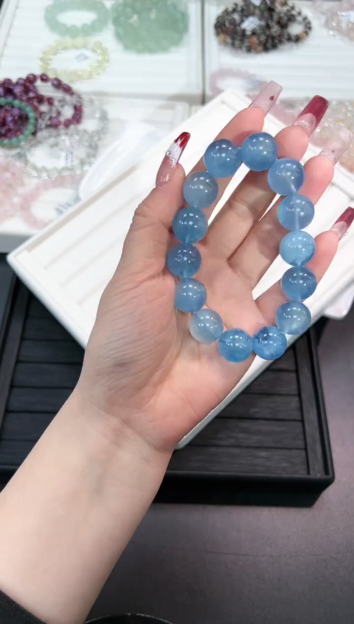 【闪购商品】水晶手串未镶嵌23b多样性发其一/1条15mm默认微瑕