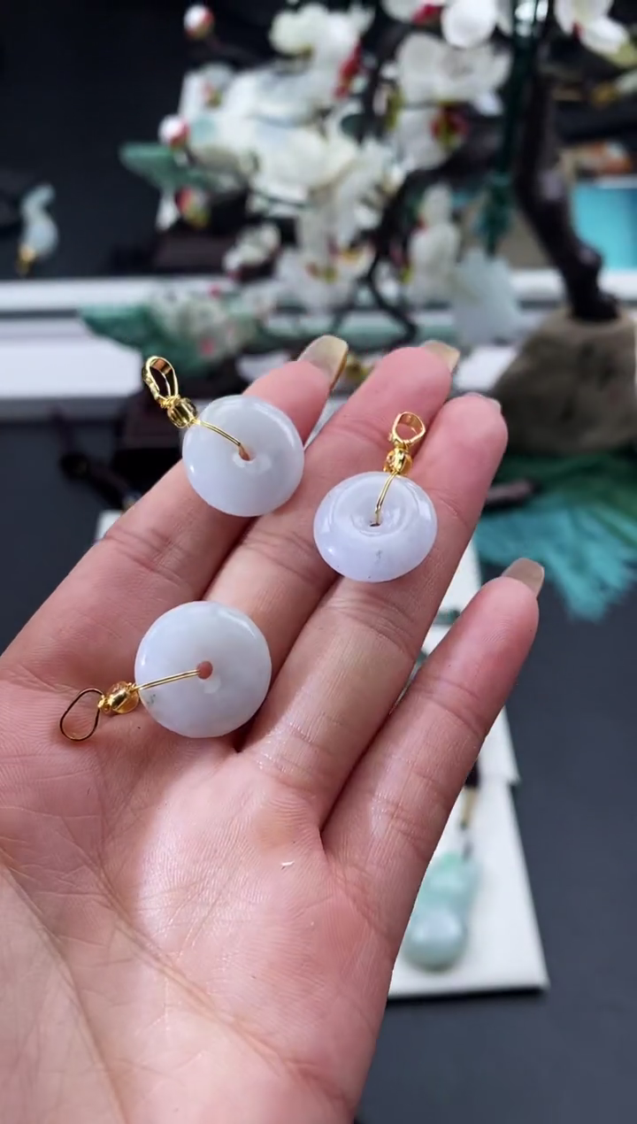 【闪购商品】翡翠颈饰未镶嵌天然缅甸翡翠A货随机发一件