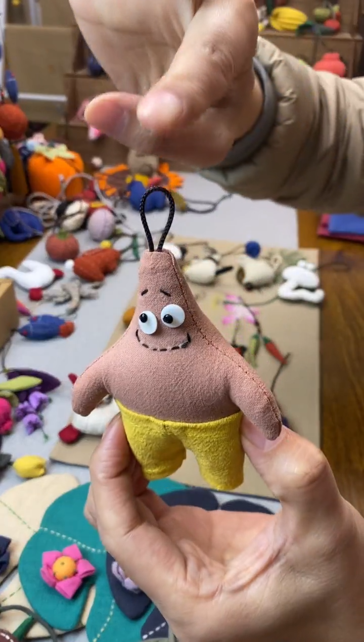 布艺派大星 挂件