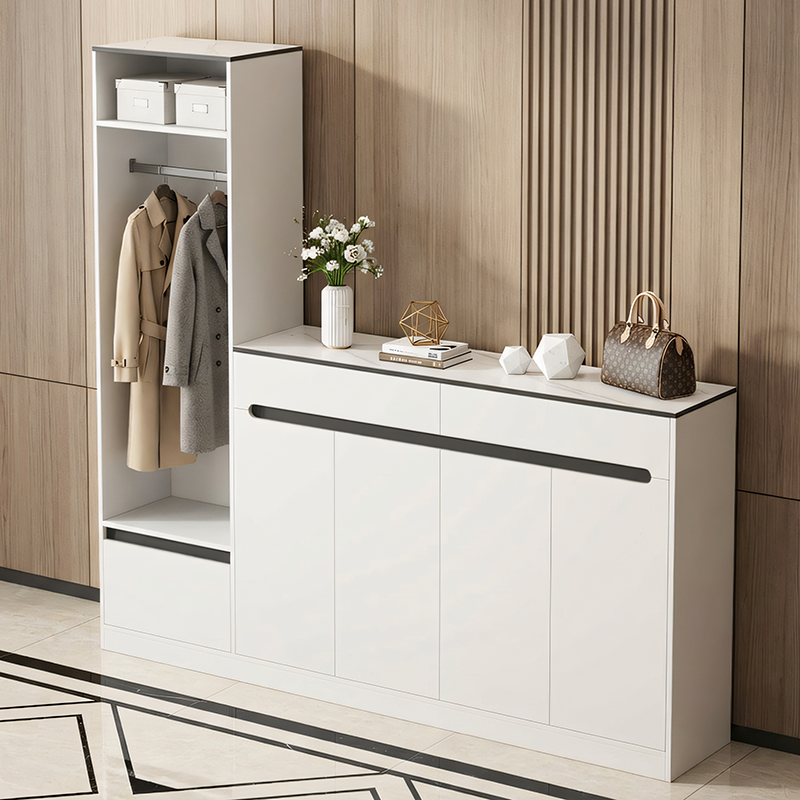 鞋柜家用门口室内新款2025简易入户储物柜靠墙玄关柜一体收纳鞋架