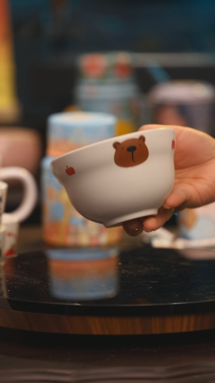 【闪购商品】杯子景德镇设计师釉下彩绘陶瓷